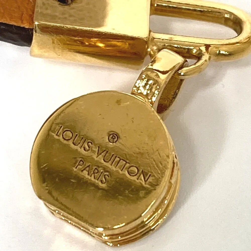 LOUIS VUITTON Brown Monogram Canvas Charm Bracelet